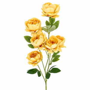 Artificial Small Peony Yellow
