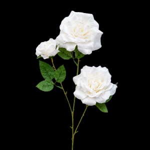 Artificial China Rose White
