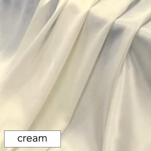 Pearl Ice Silk Draping Fabric &ndash; 20m Cream