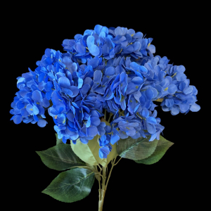 Artificial Flower Big Hydrangea Blue Bunch
