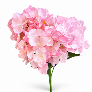 Artificial Big Petal Hydrangea Bunch Pink (5 heads)