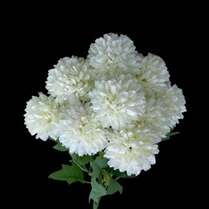 Artificial Chrysanthemum  Bunch White (9PCS)