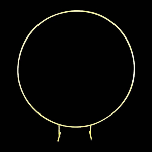 Round Arch Stand Gold (2m)
