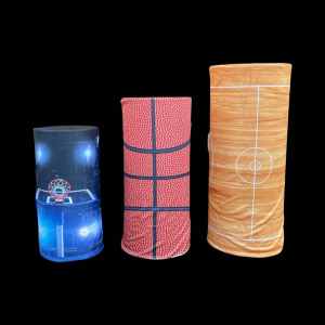 Printed Elastic Plinth Cover Basketball  (3PCS)