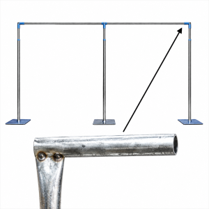 Adjustble Square Arch Stand Sliver Parts