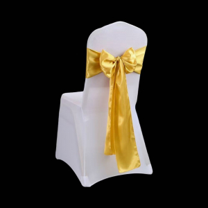 Chair Sash Light Gold  (Require Tie)