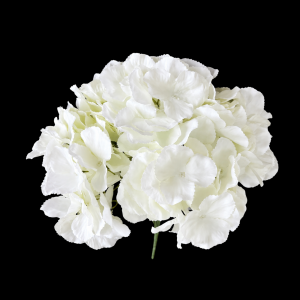 Artificial Big Petal Hydrangea Bunch White (5 heads)
