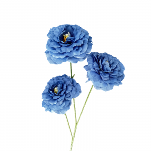 Artificial Peony Blue