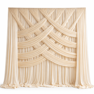 Ice Silk DuoD rape Backdrop Champange (3m*3m)
