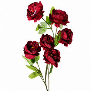 Artificial Small Peony  Red