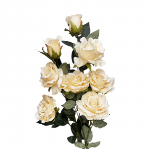 Artificial Rose Bunch Champange (8 heads)