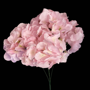Artificial Flower Big Petal Hydrangea Pink Bunch