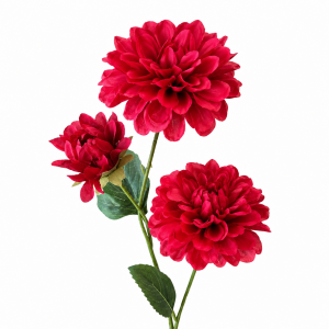 Artificial Dahlia Red