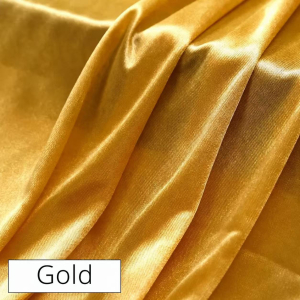 Pearl Ice Silk Draping Fabric &ndash; 20m Gold