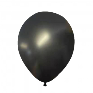 12 Inch Pearl Latex Balloon Pearl Black  (100PCS)