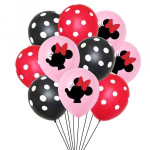 Minnie MousePrinted Balloon Set (10pcs)