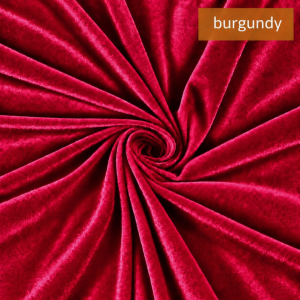 Premium Heavyweight Velvet Fabric &ndash; 200GSM Burgundy (1.5m*10m)