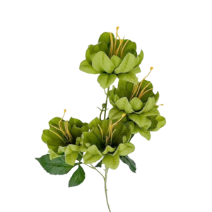 Artificial Snow Lotus Green