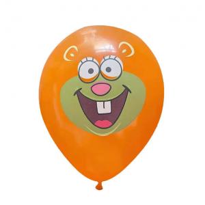 12 Inch Printed Balloon Spong Bob Orange (1PCS)