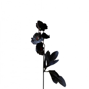 Artificial Flower Poppy Black