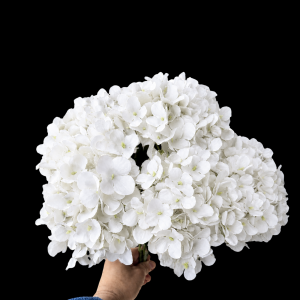 Artificial Big Hydrangea Bunch White (5 heads)