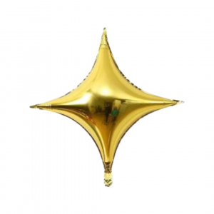 18 Inch Foil Balloon Star Shape Gold