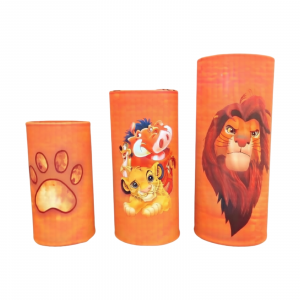 Printed Elastic Plinth Cover  Lion King (3PCS)