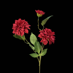 Artificial  Dahlia Red