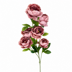 Artificial Small Peony Old Rose