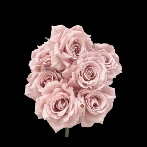 Artificial Flower Rose Bunch Old Rose(7PCS)