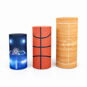 Printed Elastic Plinth Cover Basketball  (3PCS)