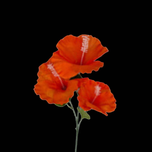 Artificial Hibiscus Orange