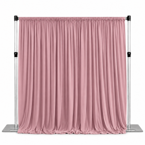 Milk Silk Backdrop Curtain Dusty Rose (3m*3m)