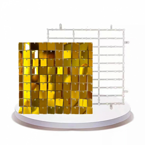 Shimmer Wall Transparent Backboard Bright Gold (Snap Button)