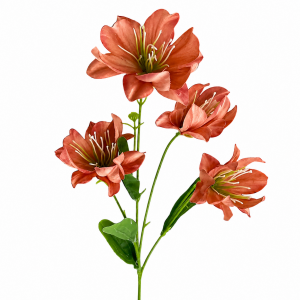 Artificial Amaryllis Brown