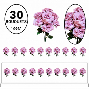 Bulk Artifical Rose Bunch -Old Rose  (30 bunch 4.8 each bunch)