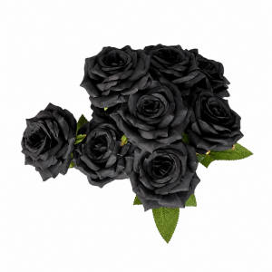 ArtificialRose Bunch Black (7 heads)