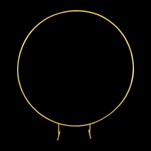 Round Arch Stand Gold (2m)