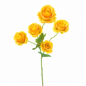 Artificial Small Rose Yellow