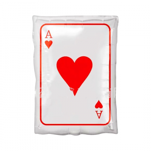 Foil Balloon Poker Ace