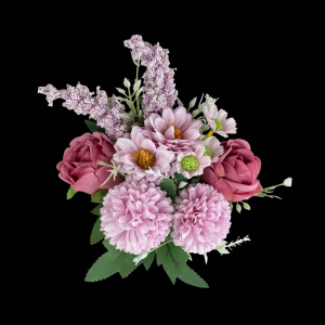 Artificial Flower Bunch Pink