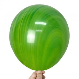 11 Inch Qualatex Marble Latex Balloon Green (1piece)
