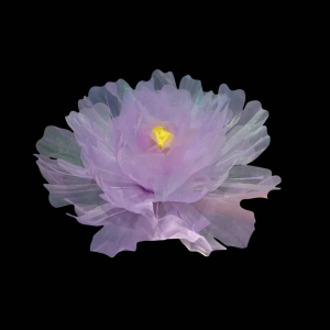 Giant Yarn Flower Head Purple  (60cm)