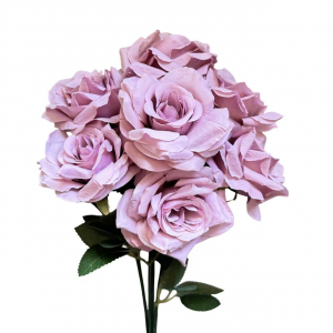 Artificial Rose Bunch Old Rose(7 heads)
