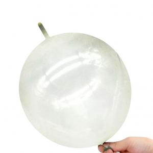 10 Inch Link Tail Latex Balloons Clear (10PCS)