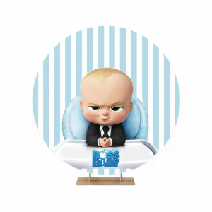 Elastic Mesh Backdrop Cover Boss Baby  (2 meter)