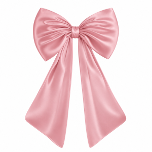 Shimmer Satin Decorative Bow Pink (80cm*102cm)