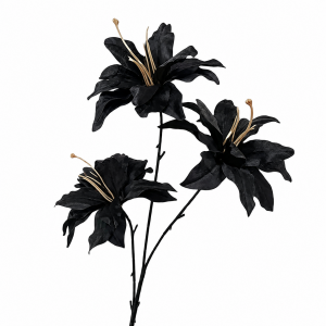 Artificial Lily Black