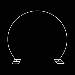 Arch Stand White (2.4m)