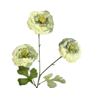 Artificial Peony Green